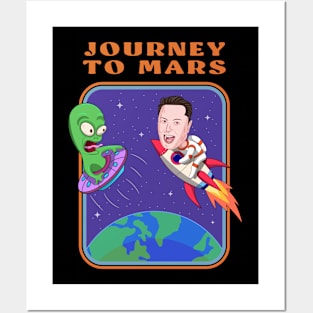 Journey to mars Posters and Art